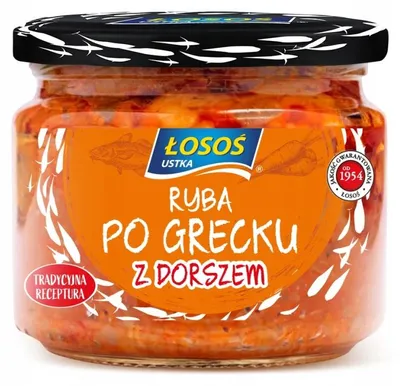 Zdjęcie produktu dla Ryba Po Grecku Z Dorszem 250G Łosoś Ustka