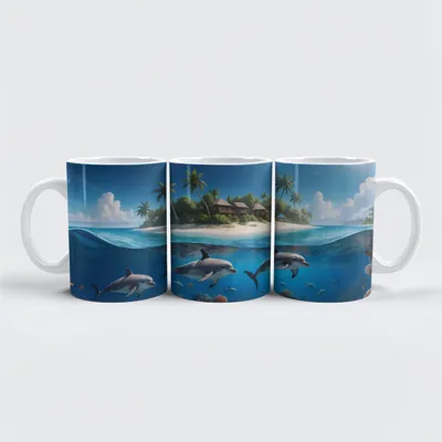 Produktbild von raxxa Premium-Tasse "Zwischen Inseltraum und Ozeanwelt"
