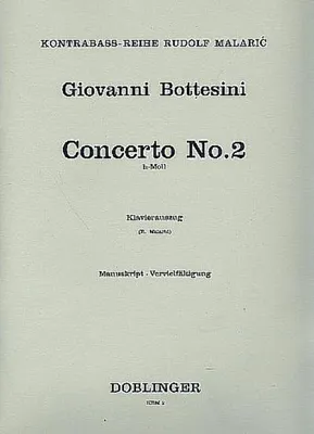 Produktbild von Concerto h-Moll Nr.2 für Kontrabaß und Orchesterfür Kontrabaß und Klavier