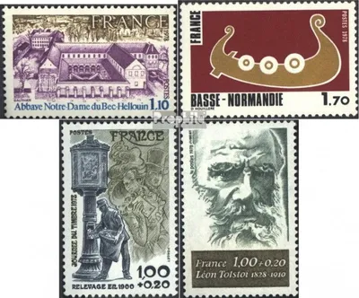 Produktbild von Briefmarken Frankreich 1978 Mi 2079,2091,2092,2093 (kompl.Ausg.) postfrisch Tourismus