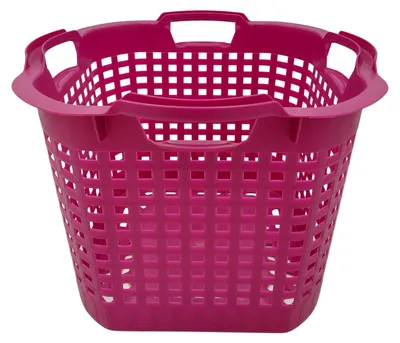 Produktbild von BURI Wäschekorb Set Universalkorb vers. Farben Stapelkörbe Gartenkörbe Korb robust, Farbe:lila, Menge:1 Stück