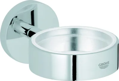 Produktbild von Grohe Halter ESSENTIALS für Glas, Seifenspender oder Seifenschale supersteel