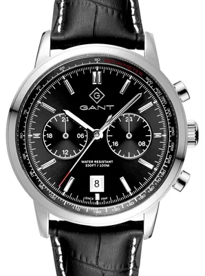 Produktbild von GANT Herrenuhr Quarzuhr schwarz / silber onesize Herren 42 mm G196001