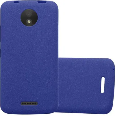 Produktbild von Cadorabo Schutzhülle für Motorola MOTO C Hülle in Blau Handyhülle TPU Etui Cover Case