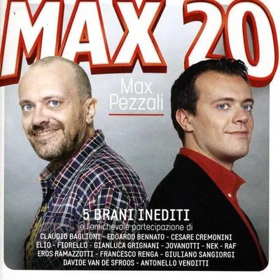 Obrázek produktu pro Warner Music Max 20, Pop rock, CD, Max Pezzali, Fyzické médium
