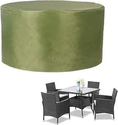 Image de Housse de table de jardin - Résistante aux intempéries, tissu Oxford 420D - 180 x 90 cm - Pliable