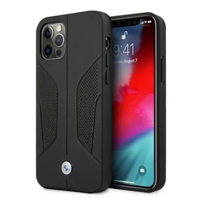 Image de Etui Bmw Bmhcp12Lrscsk Iphone 12 Pro Max6,7 Czarny/Black Hardcase Leather Perforate Sides