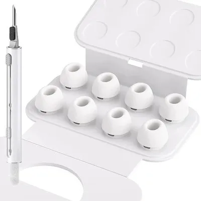 Zdjęcie produktu dla Nakładki do airpods pro wymienne silikonowe antypoślizgowe 4 pary