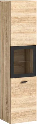 Image de Boston armoire haute pour salle de bain 1 porte chêneReproduction.