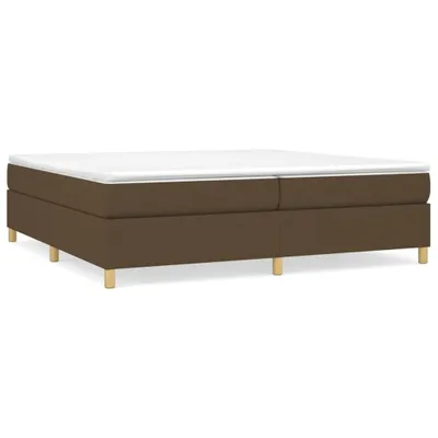 Produktbild von vidaXL Boxspringbett mit Matratze Dunkelbraun 200x200 cm Stoff
