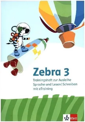 Immagine prodotto di Zebra 3. Trainingsheft mit eTraining (Ausleihmaterial) Klasse 3