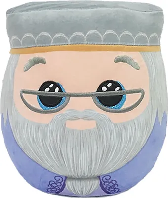 A plush toy depicting a character's face.