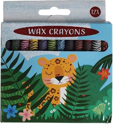 Immagine prodotto di Pastelli a cera Basic Jungle 12 pezzi