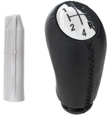 Image de Adaptateur de pommeau de levier de vitesses chromé, 5 vitesses, pour Dacia Logan, Dokker, Duster, Lodgy, Sandero