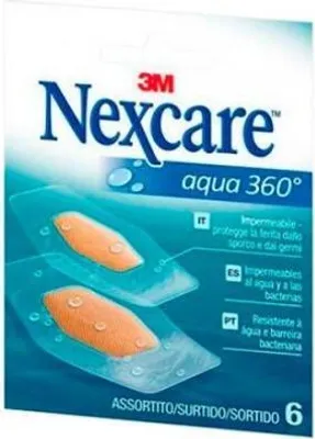 Produktbild von Nexcare Aqua 360, sortiert, 6 Verbände