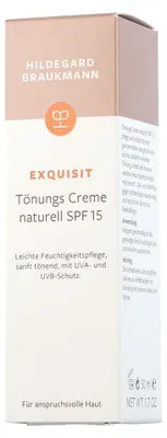 Produktbild von Hildegard Braukmann Exquisit Tönungs Creme naturell SPF 15 (50 ml)