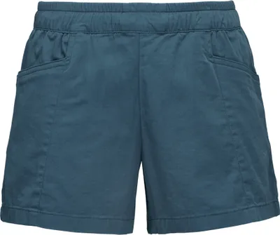 Damen-Shorts "Notion Shorts" von Black Diamond in blauer Farbe mit zwei Taschen.
