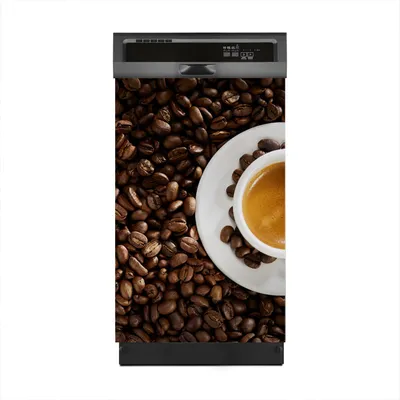 Produktbild von Aufkleber sticker 45x70 cm Dekorative folie Spülmaschine - Kaffee Bohne Espresso