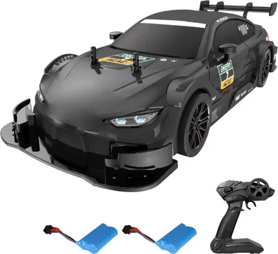 Produktbild von Remote Control Drift Car 1/16 Remote Control Car 2.4GHz 4WD Remote Control Race Car Kids Geschenk für Kinder Jungen Mädchen Reifen austauschbar 2 Batterie