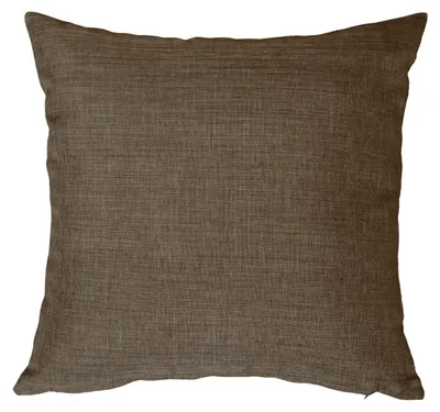 Produktbild von Kissenhülle Struktur Leinenoptik Kissenbezug  Deko Kissen ca. 60x60 cm taupe braun