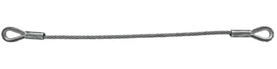 Obrázek produktu pro Sklápěcí lano, průměr 10 mm, délka 965 mm, se smyčkami pro přívěs/návěs