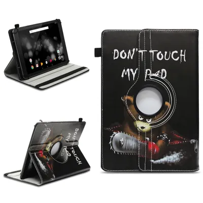 Produktbild von Tablet Tasche für Doogee T20 T20S T20E Hülle Schutzhülle 360 Grad Drehbar CaseFarben:Motiv 12