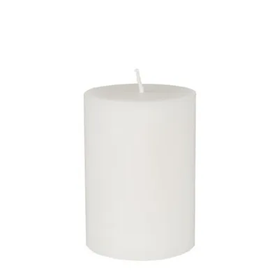 Produktbild von Stumpenkerze Ø 70 mm · 100 mm weiss aus 100% Stearin, durchgefärbt