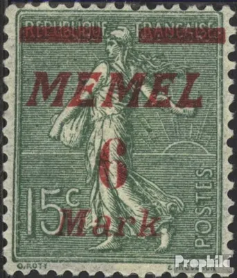 Produktbild von Briefmarken Memelgebiet 1922 Mi 111 gestempelt Freimarken