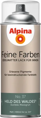 Produktbild von Alpina Feine Farben Sprühlack No. 37 Held des Waldes - moosgrün 400 ml