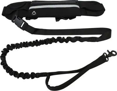 Obrázek produktu pro Nastavitelný bederní pás, hands-free vodítko pro psy na běhání, výcvik, procházky, fanny pack pro domácí mazlíčky