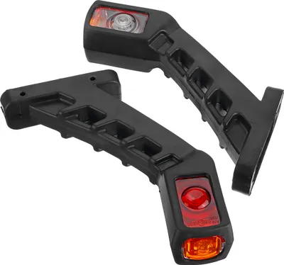Immagine prodotto di Coppia di indicatori luminosi bifacciali a LED per rimorchio autocarro 12V 24V camion Carvan