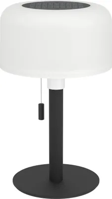 Produktbild von EGLO Solar Tischleuchte Montapalma-L, Outdoor Akku Tischlampe dimmbar mit Zugschalter, kabellose Solarlampe für außen, warmweiß, RGB, IP54