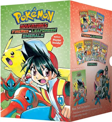 Produktbild von Pokémon Adventures FireRed & LeafGreen / Emerald Box Set