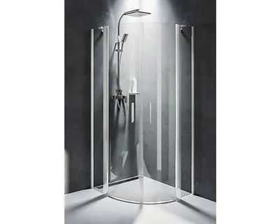 Obrázek produktu pro Čtvrtkruhový sprchový kout Riho Novik Z309 90x90x200 cm dvoukřídlé dveře GZ9090090