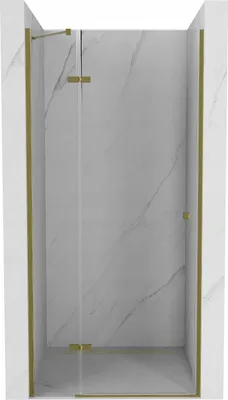 Immagine prodotto di Mexen Roma porte doccia a battente 120 cm, trasparenti, dorate - 854-120-000-50-00