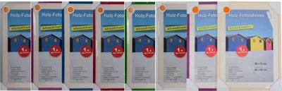 Produktbild von Holz Fotorahmen Bilderrahmen 50x70cm Fotogalerie Bildergalerie Plakatrahmen Bild