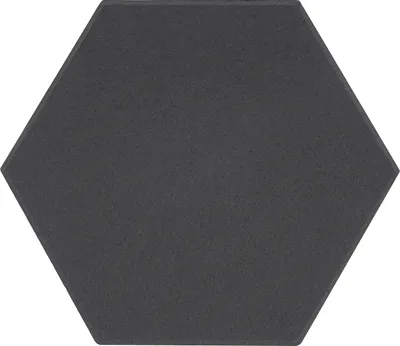 Produktbild von 12 Stück Akustikpaneele 9mm selbstklebend sechseckig hohe Dichte 30*35cm dunkelgrau