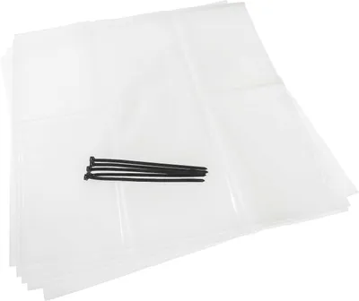 Produktbild von vhbw 5x Spänefangsack kompatibel mit Festool VAB-20 Späneabsauganlage, Rohluftentstauber - Polyethylen-Staubbeutel Set, Transparent