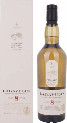 Image de Lagavulin 8 ans Islay Single Malt Scotch Whisky 0,7l, alc. 48 Vol.-%