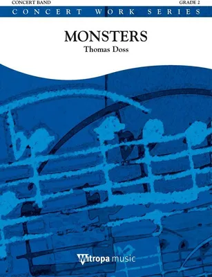 Produktbild von Monsters für Blasorchester Partitur und Stimmen