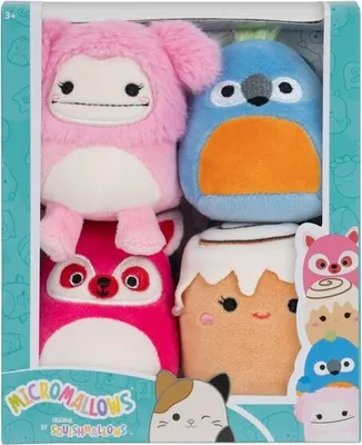 Image de Squishmallows - Micromallows - Lot de 4