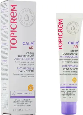 Image de TOPICREM Calm+ Crème anti-rougeurs SPF50+ 40ML
