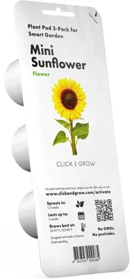 Obrázek produktu pro Click and Grow Mini slunečnice, kapsle se semínky a substrátem 3ks