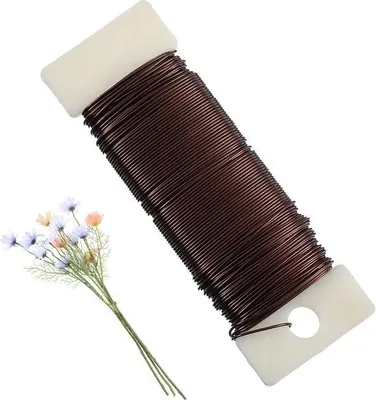 Produktbild von Kunstfaden für Handwerk, dekorativer Wikkelfaden, Blumenbinden