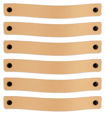 Imagen del producto de Solidchoice - Tiradores para muebles - 20 x 2,5 cm - Color natural - 12 unidades