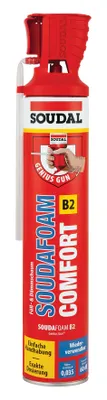 Produktbild von Soudal Soudafoam comfort B2 750 ml Bauschaum Pistolenschaum champagner