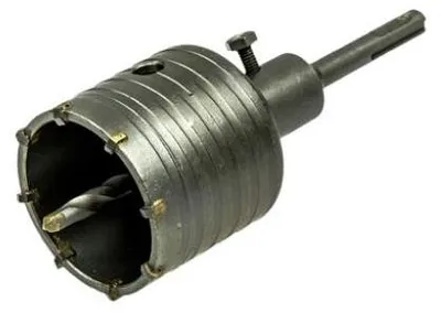 Image de Couronne de forage SDS Plus Ø 65 mm Foret pour boîtes de prises de courant Foret pour carottage Foret pour boîtes de conserve