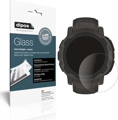 Obrázek produktu pro 1x Ochranná fólie pro Garmin Instinct 2 (40mm) matná - Anti-Shock 9H Fólie dipos Glass Plastic Glass