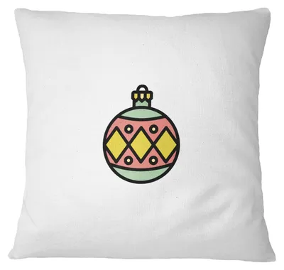 Kissenhülle 45x45 cm, Weiß, Polyester, mit Reißverschluss