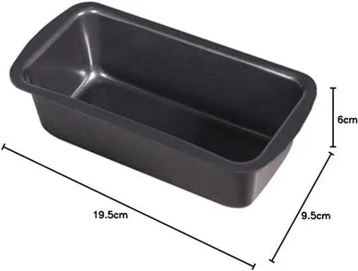 Productafbeelding van 2 stuks broodbakvorm, rechthoekige bakvorm, broodbakvorm, geschikt voor het bakken van brood, toast en cake in de